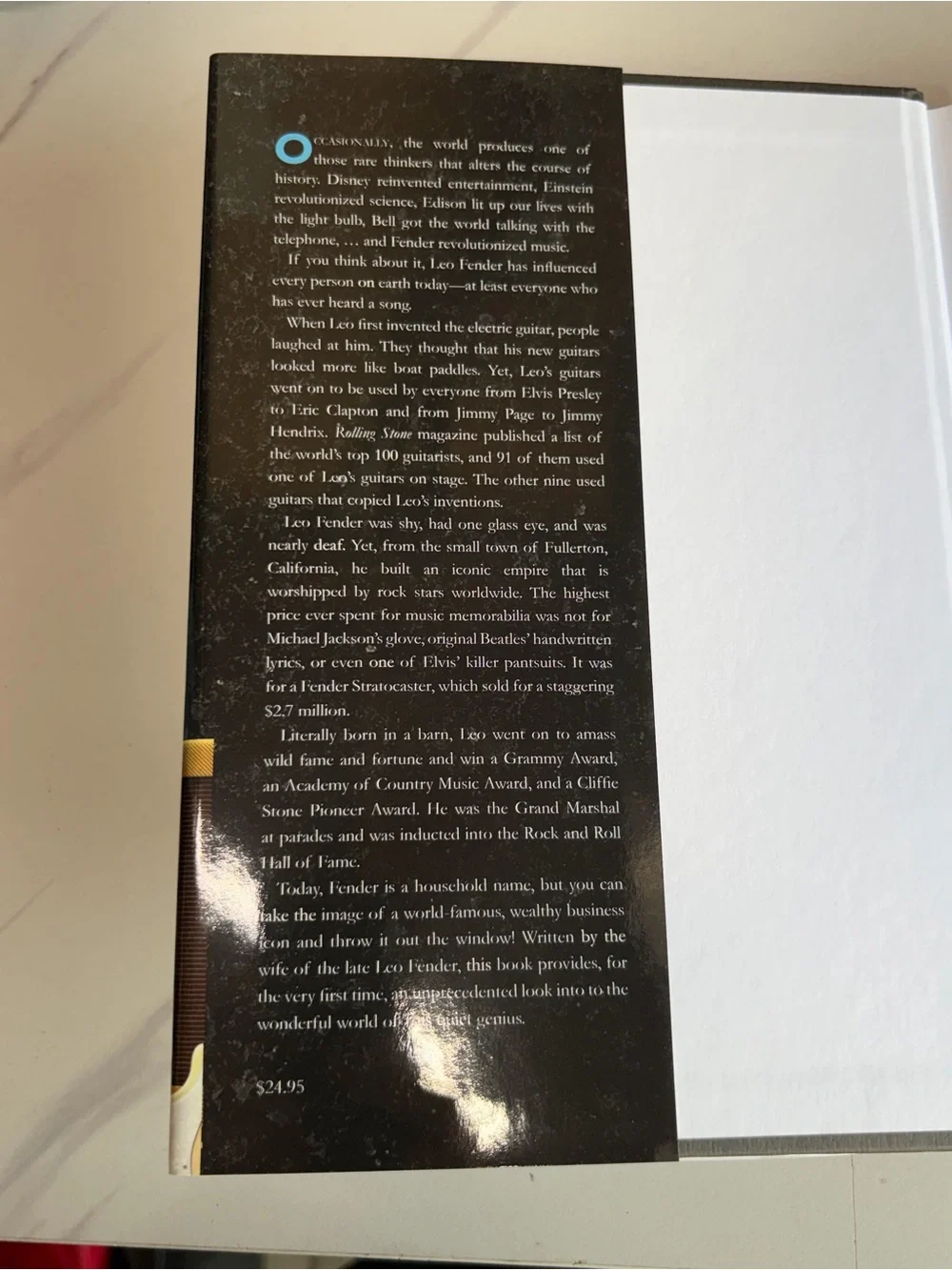 🔥 Leo Fender Quiet Giant 1st Printing Hardcover 2 Signatures Phyllis Fender Bell